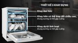 Máy rửa chén độc lập Bosch SMS6ECI93E Inox, chống vân tay (60 cm) - Series 6