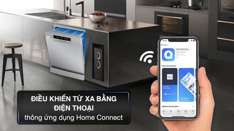 Máy rửa chén độc lập Bosch SMS6ECI93E Inox, chống vân tay (60 cm) - Series 6