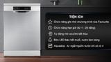 Máy rửa chén độc lập Bosch SMS6ECI93E Inox, chống vân tay (60 cm) - Series 6