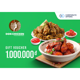 [E-VOUCHER] Don Chicken - Phiếu quà tặng Don Chicken 1000k