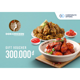 [E-VOUCHER] Don Chicken - Phiếu quà tặng Don Chicken 300k