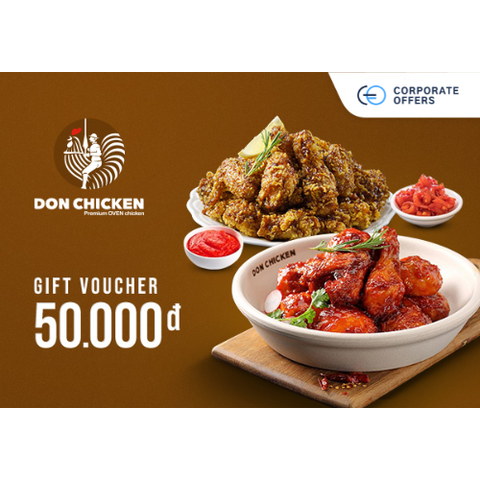[E-VOUCHER] Don Chicken - Phiếu quà tặng Don Chicken 50k