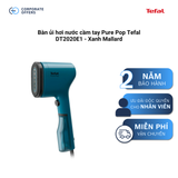 Bàn ủi hơi nước cầm tay Pure Pop Tefal DT2020E1 - Xanh Mallard (Tặng 1 Hộp nhựa vuông Tefal Masterseal 0.8L)