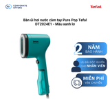 Bàn ủi hơi nước cầm tay Pure Pop Tefal DT2024E1 - Màu xanh lơ (Tặng 1 Hộp nhựa vuông Tefal Masterseal 0.8L)