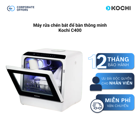 Máy rửa chén bát để bàn thông minh Kochi C400