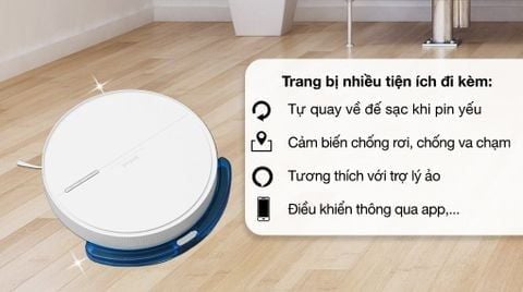 Robot hút bụi và lau nhà tự động Tefal S70  - RG8477WH