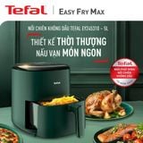 Nồi chiên không dầu điện tử Tefal Easy Max 5L EY245310 (Tặng 1 Chảo chiên Tefal Natura 20cm)