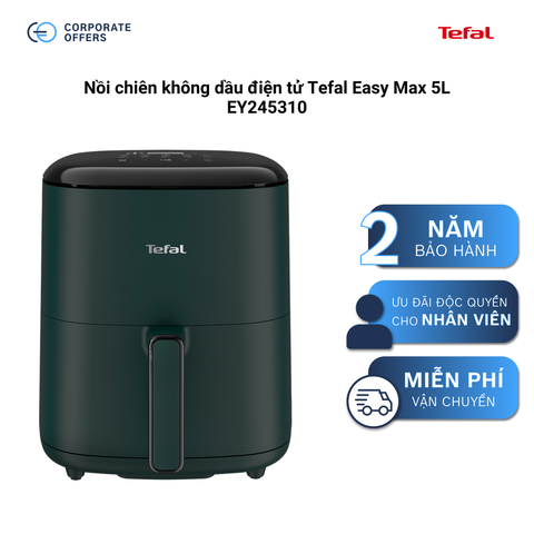 Nồi chiên không dầu điện tử Tefal Easy Max 5L EY245310 (Tặng 1 Chảo chiên Tefal Natura 20cm)