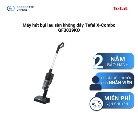 Máy hút bụi lau sàn không dây Tefal X-Combo GF3039KO
