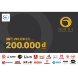 [E-VOUCHER] Golden Gate - Phiếu quà tặng Golden Gate 200k