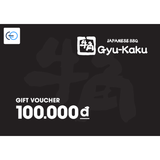 [E-VOUCHER] Gyu-Kaku - Phiếu quà tặng Gyu-Kaku 100K