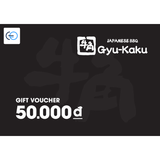[E-VOUCHER] Gyu-Kaku - Phiếu quà tặng Gyu-Kaku 50K