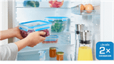 [QUÀ TẶNG KHÔNG BÁN] Hộp nhựa vuông Tefal Masterseal Fresh K3021422 - 1.2L - xanh