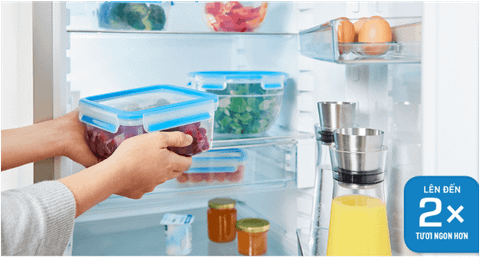 [QUÀ TẶNG KHÔNG BÁN] Hộp nhựa vuông Tefal Masterseal Fresh K3021422 - 1.2L - xanh