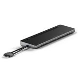 Dock dual USB-C kiêm đế Satechi (có khe hỗ trợ SSD M2 SATA/NVMe)