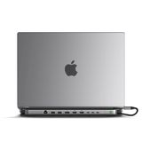 Dock dual USB-C kiêm đế Satechi (có khe hỗ trợ SSD M2 SATA/NVMe)