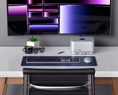 Đế kiêm Hub chuyển đổi cho Mac Mini/Studio 7in1 với khe NVME SSD