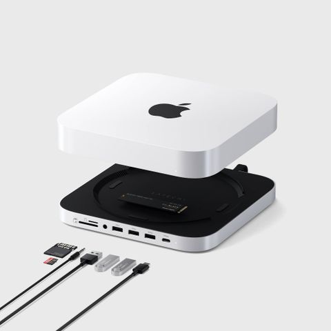 Đế kiêm Hub chuyển đổi cho Mac Mini/Studio 7in1 với khe NVME SSD