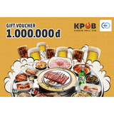[E-VOUCHER] K Pub - Phiếu quà tặng K-Pub 1000k