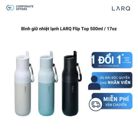Bình giữ nhiệt lạnh LARQ Flip Top 500ml / 17oz