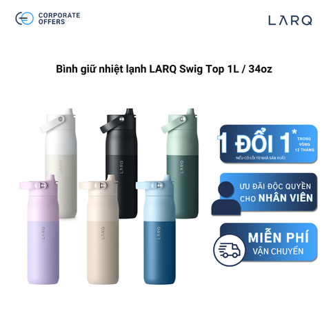 Bình giữ nhiệt lạnh LARQ Swig Top 1L / 34oz