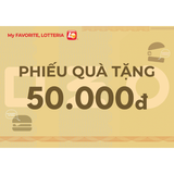 [E-VOUCHER] Lotteria - Phiếu quà tặng Lotteria 50K