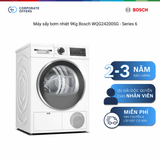 Máy sấy bơm nhiệt 9Kg Bosch WQG24200SG - Series 6