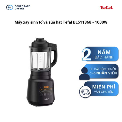 Máy xay sinh tố và sữa hạt Tefal BL511868 - 1000W