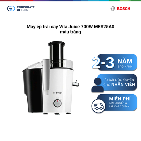 Máy ép trái cây Vita Juice 700W MES25A0 màu trắng