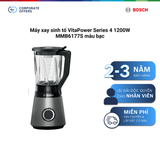 Máy xay sinh tố VitaPower Series 4 1200W MMB6177S màu bạc