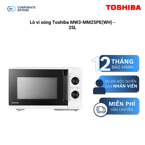 Lò vi sóng Toshiba MW3-MM25PE(WH) - 25L