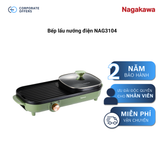 Bếp lẩu nướng điện Nagakawa NAG3104