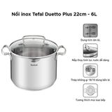 Nồi Inox cao cấp Duetto Plus 22cm
