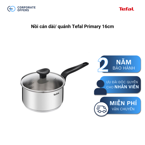 Nồi cán dài/ quánh Tefal Primary 16cm