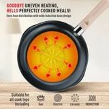 Chảo nồi Tefal có nắp đa năng 3 trong 1 (22cm) - Đen