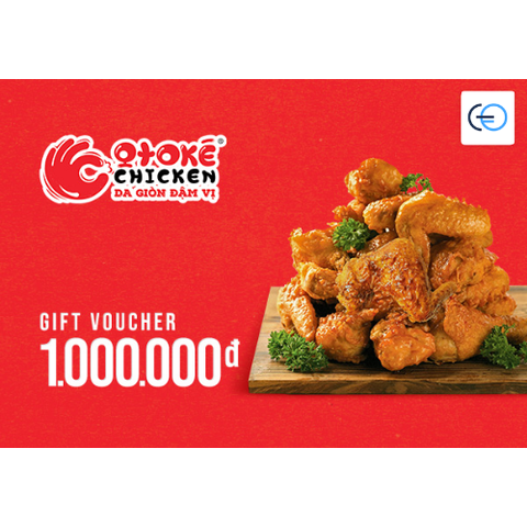 [E-VOUCHER] Otoké Chicken - Phiếu quà tặng Otoké Chicken 1000k