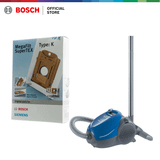 Túi máy hút bụi, loại K, 4 túi chứa bụi máy hút bụi SuperTEX loại K MEGAfilt® + 1 bộ lọc vi vệ sinh