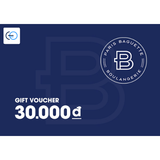 [E-VOUCHER] Paris Baguette - Phiếu quà tặng tiền mặt Paris Baguette 30k
