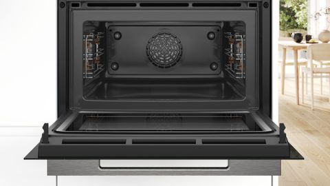 Lò nướng âm tủ kết hợp chức năng vi sóng Bosch 45L CMG7241B1 - Series 8 (màu đen)