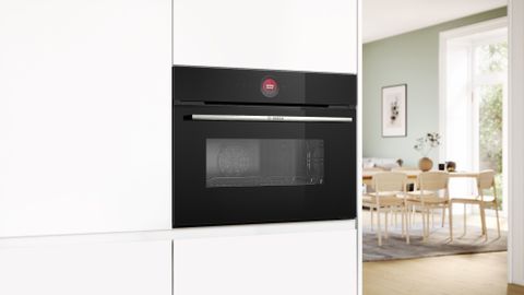 Lò nướng âm tủ kết hợp chức năng vi sóng Bosch 45L CMG7241B1 - Series 8 (màu đen)