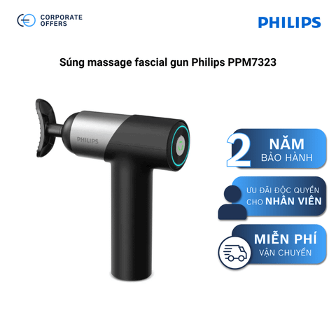 Súng massage fascial gun Philips PPM7323