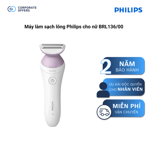 Máy làm sạch lông Philips cho nữ BRL136/00