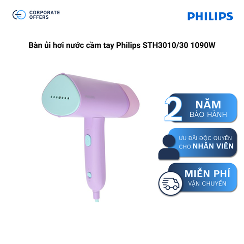 Bàn ủi hơi nước cầm tay Philips STH3010/30 1090W