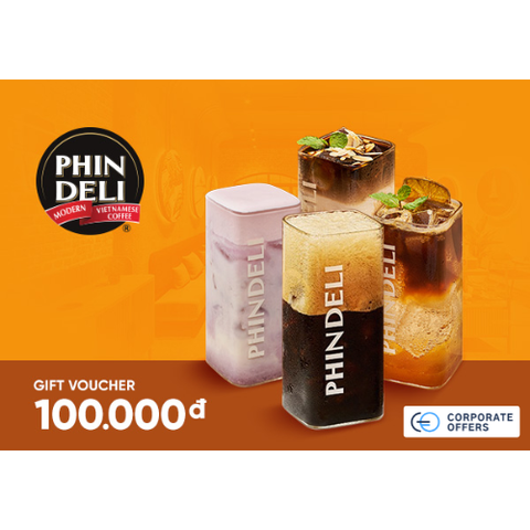 [E-VOUCHER] PHINDELI - Phiếu quà tặng PhinDeli 100K