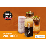 [E-VOUCHER] PHINDELI - Phiếu quà tặng PhinDeli 200K