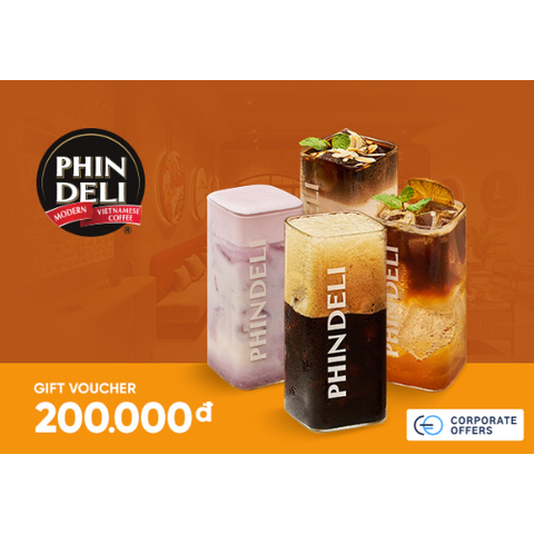 [E-VOUCHER] PHINDELI - Phiếu quà tặng PhinDeli 200K