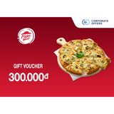 [E-VOUCHER] Pizza Hut - Phiếu quà tặng Pizza Hut 300k