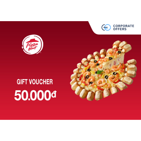 [E-VOUCHER] Pizza Hut - Phiếu quà tặng Pizza Hut 50k