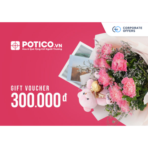 [E-VOUCHER] POTICO - Phiếu quà tặng Potico.vn 300k