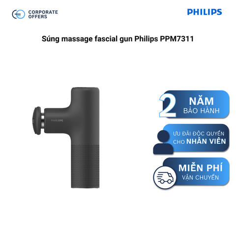 Súng massage fascial gun Philips PPM7311